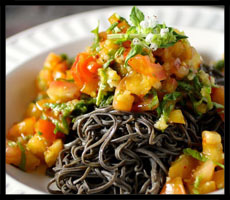 EASY BLACK BEAN SPAGHETTI DINNER IN MINUTES