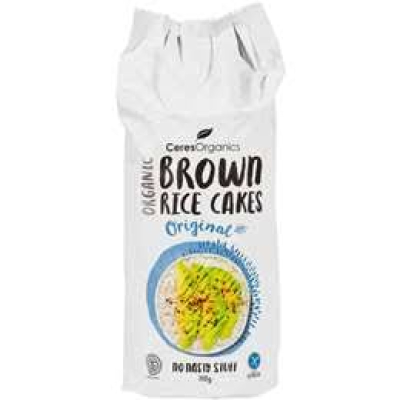 Brown Rice Cakes Original 110g by CERES ORGANICS