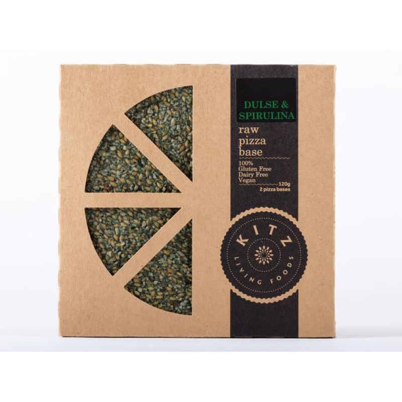 Dulse & Spirulina Raw Pizza Base (2x60g) by KITZ LIVING FOODS