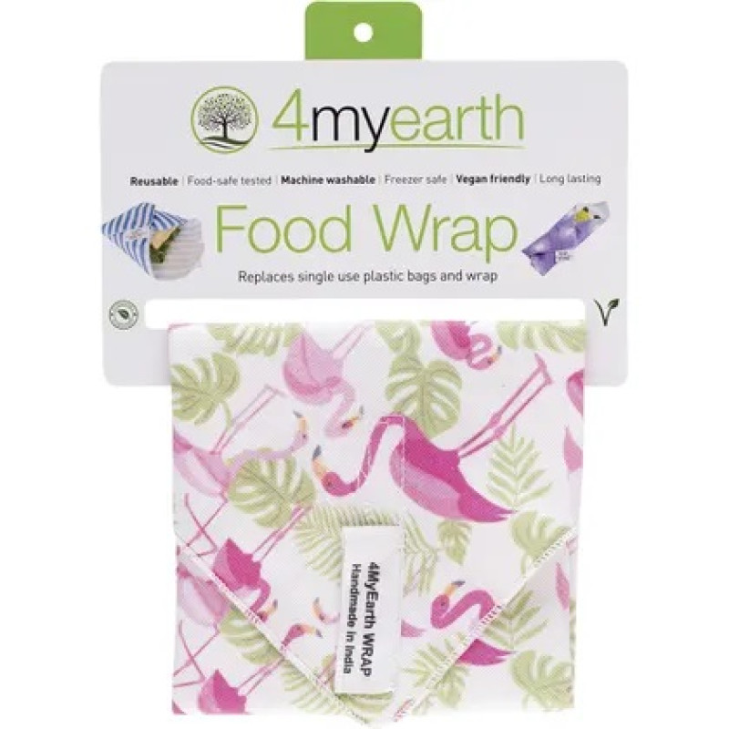 Food Wrap Flamingoes 30x30cm (1) by 4MYEARTH