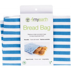 Bread Bag Denim Stripe 30x40cm (1) by 4MYEARTH