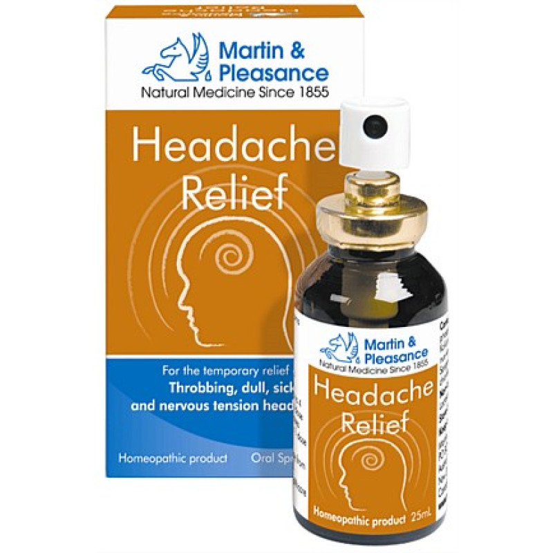Headache Relief Spray 25ml by MARTIN & PLEASANCE