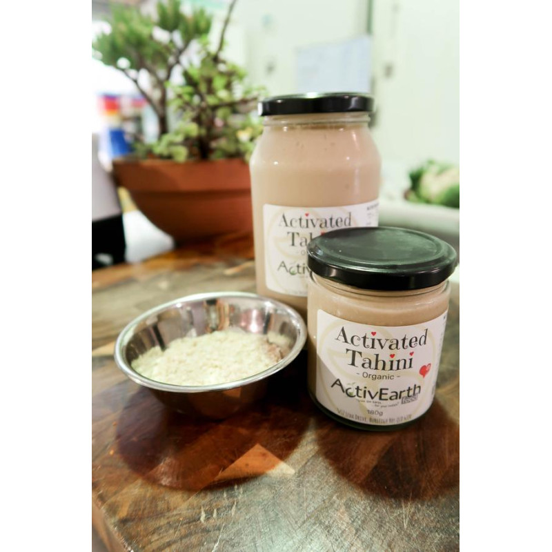Organic Activated Tahini 500g by ACTIVEARTH