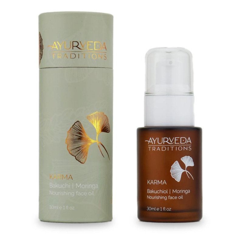 Karma Bakuchi & Moringa Face Oil 30ml by AYURVEDA TRADITIONS