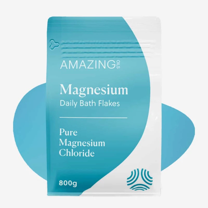 Magnesium Chloride Bath Flakes 800g by AMAZING OILS