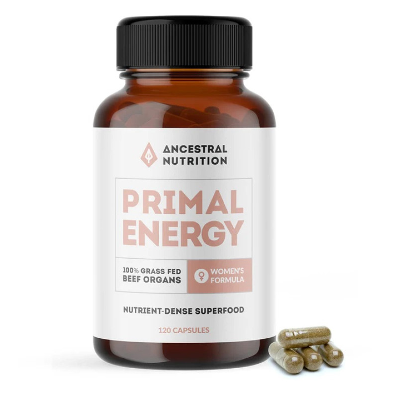 Women's Primal Energy Capsules (120) by ANCESTRAL NUTRITION