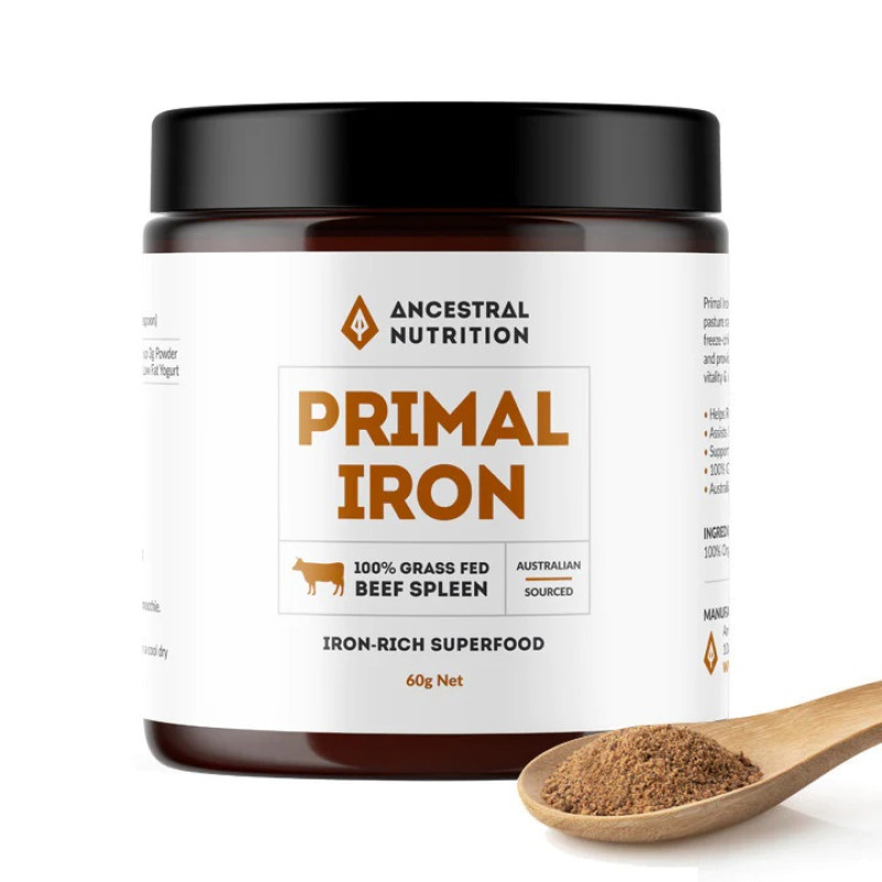 Primal Iron Powder 60g by ANCESTRAL NUTRITION