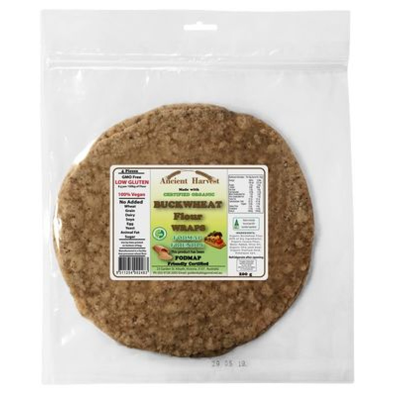 Buckwheat Flour Wraps 200g by ANCIENT HARVEST