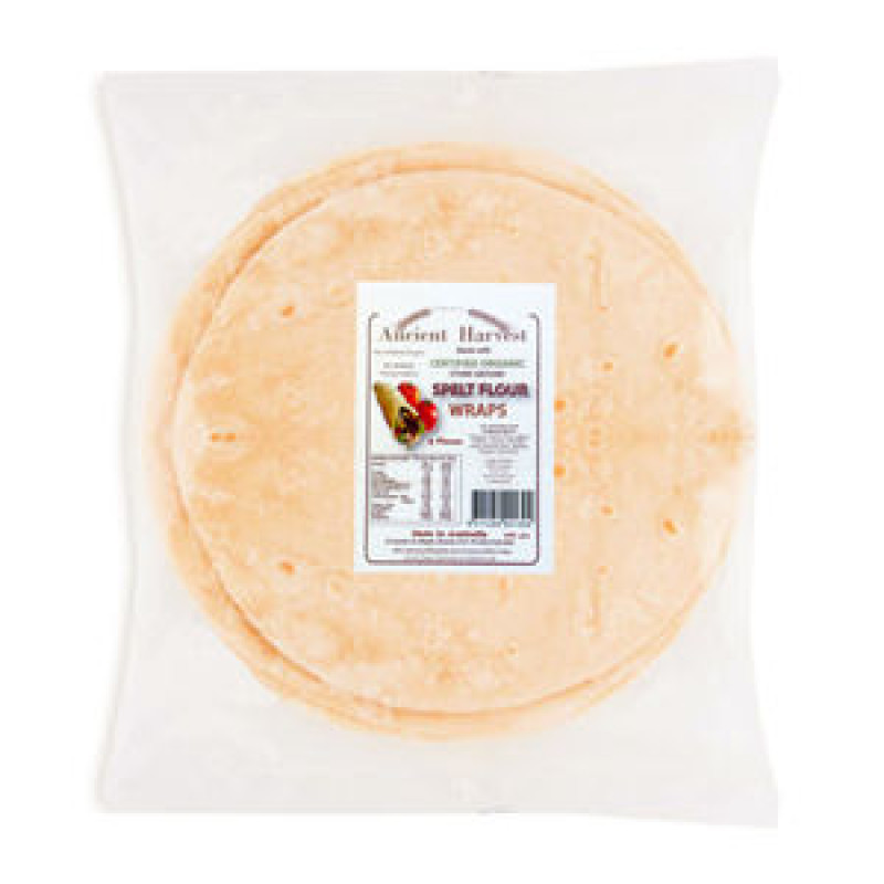 Spelt Flour Wraps 220g (5 pieces) by ANCIENT HARVEST