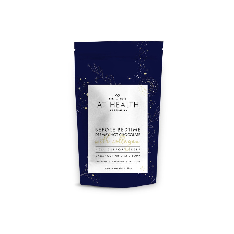 Before Bedtime Dreamy Hot Choc With Collagen 250g by AT HEALTH