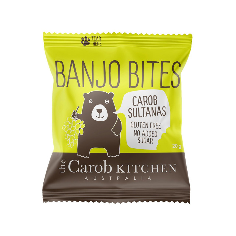 Carob Coated Sultanas 20g by THE CAROB KITCHEN