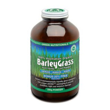 100% Australian Organic Barley Grass Powder 200g by GREEN NUTRITIONALS