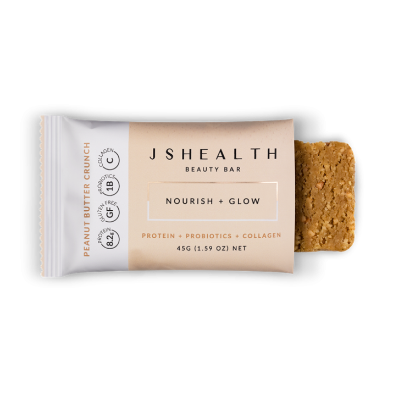 Peanut Butter Crunch Protein Beauty Bar 45g by JSHEALTH VITAMINS