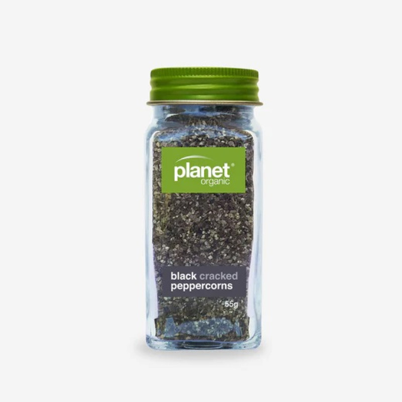 Black Cracked Peppercorns 55g by PLANET ORGANIC