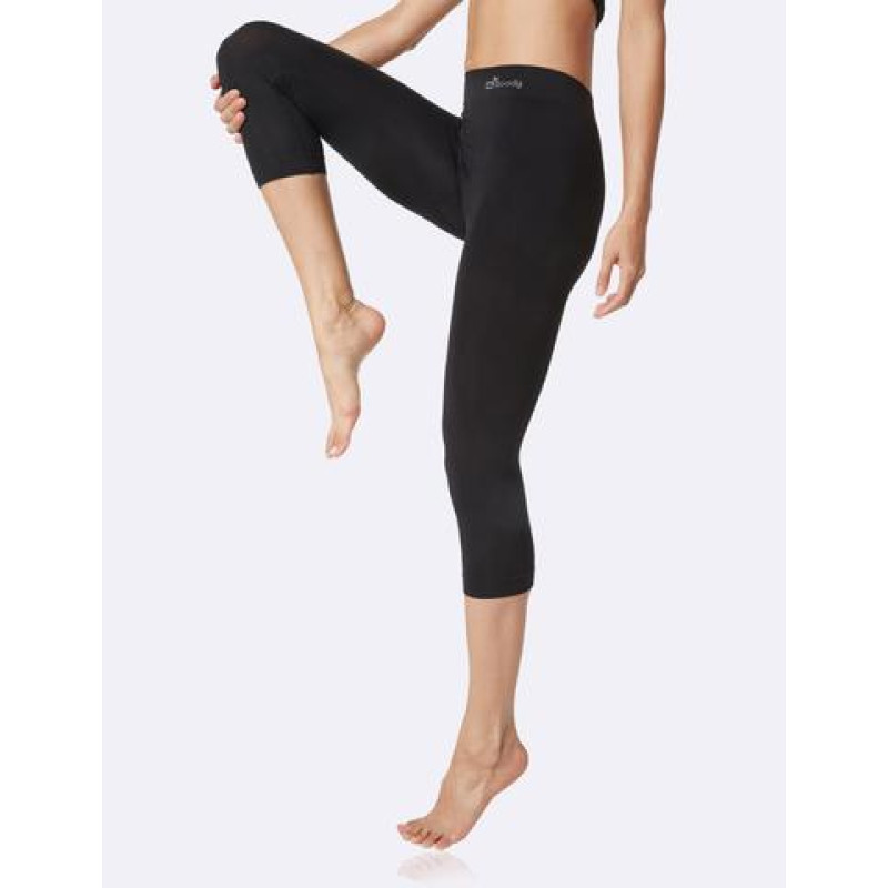 3/4 Leggings - Black / M by BOODY