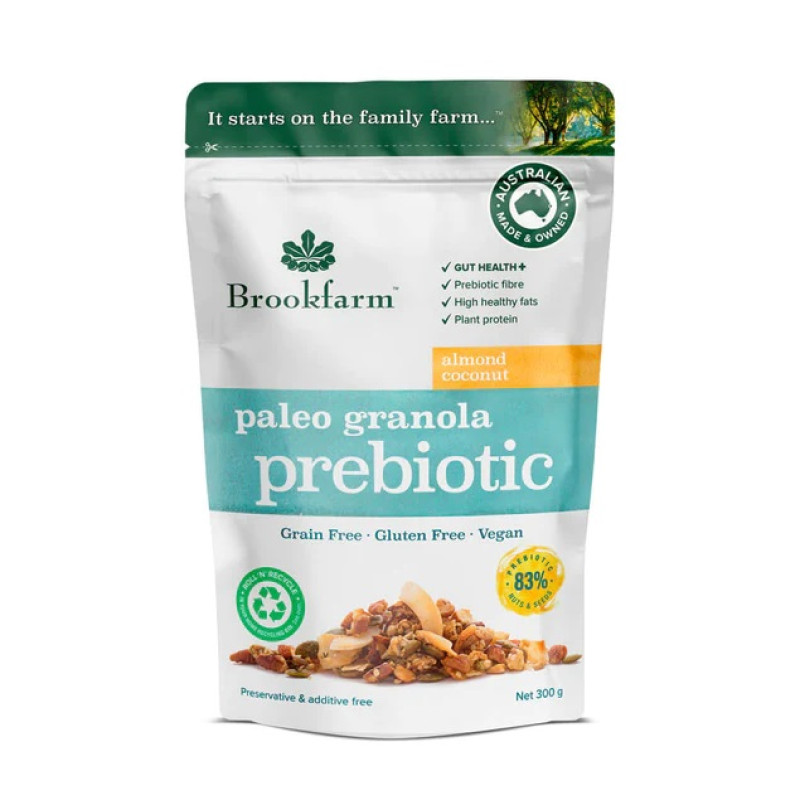 Prebiotic Paleo Granola Coconut & Almond 300g by BROOKFARM