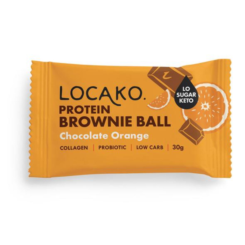 Protein Brownie Ball - Chocolate Orange 30g by LOCAKO
