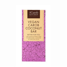 Vegan Carob Bar Coconut 80g by THE CAROB KITCHEN