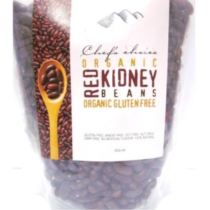 Organic Red Kidney Beans 500g by CHEF'S CHOICE