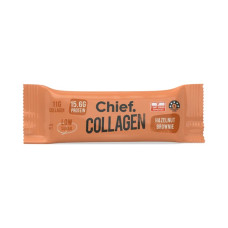 Collagen Protein Bar Hazelnut Brownie 45g by CHIEF NUTRITION