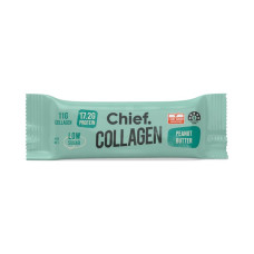 Collagen Protein Bar Peanut Butter 45g by CHIEF NUTRITION