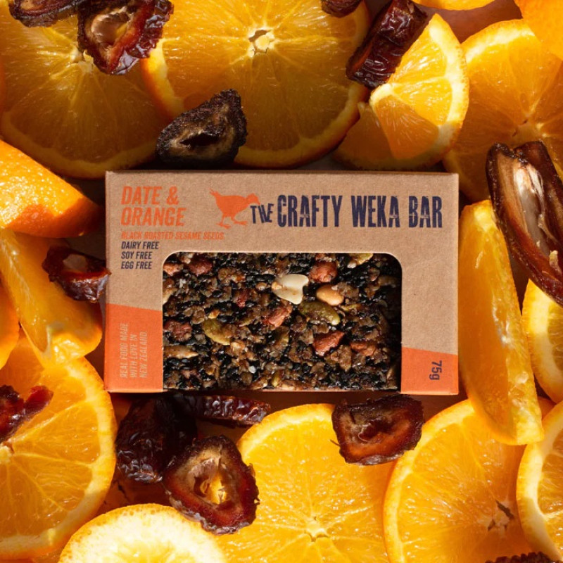 The Crafty Weka Bar - Date & Orange 75g by THE CRAFTY WEKA BAR