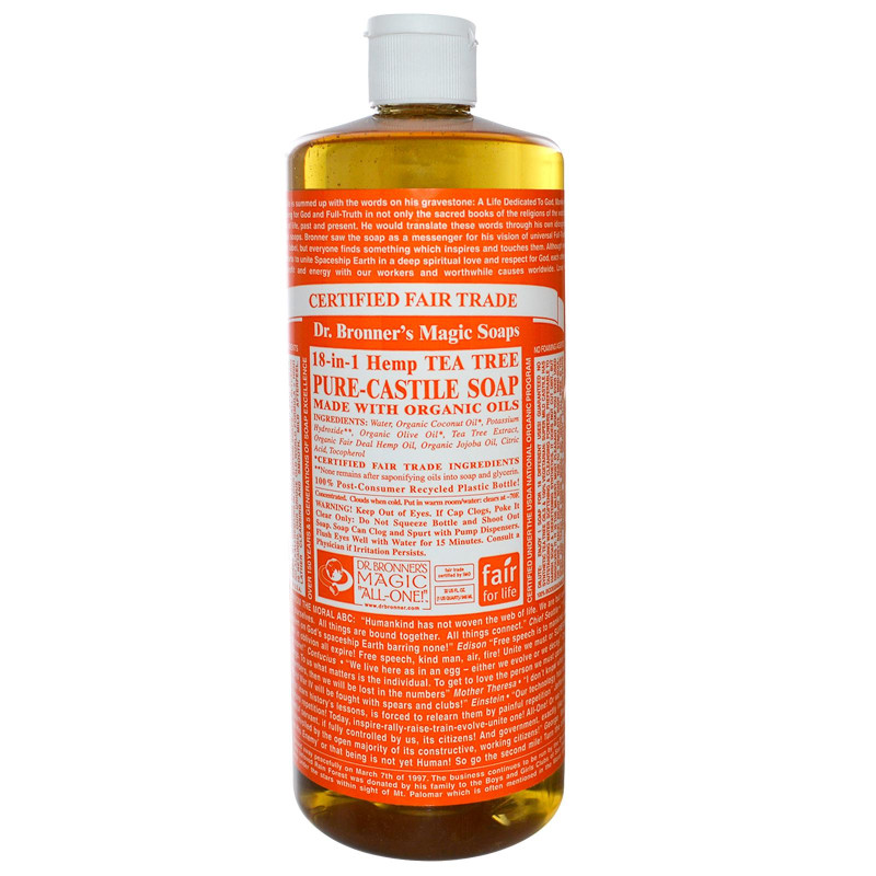 Castile Soap Tea Tree 946ml by DR BRONNER'S