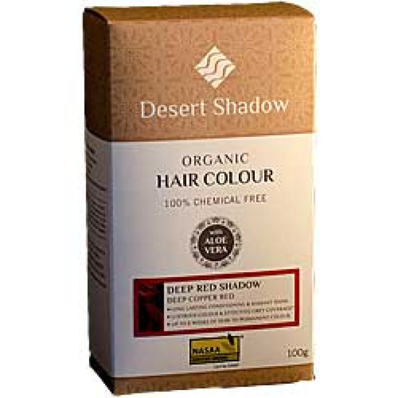 Deep Red Shadow Organic Hair Colour 100g by DESERT SHADOW