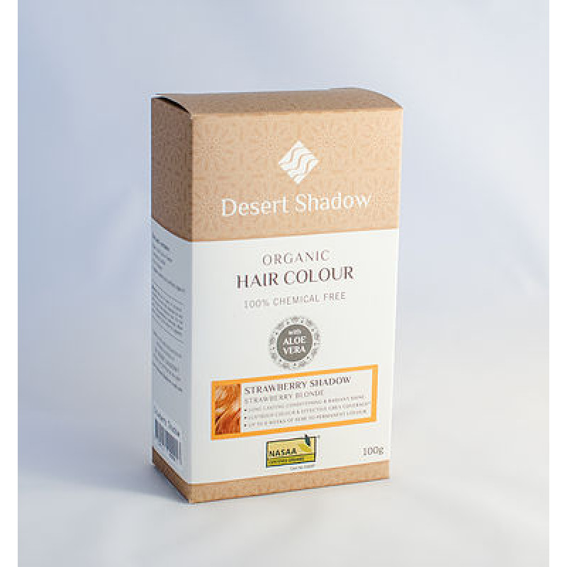 Strawberry Shadow Organic Hair Colour 100g by DESERT SHADOW