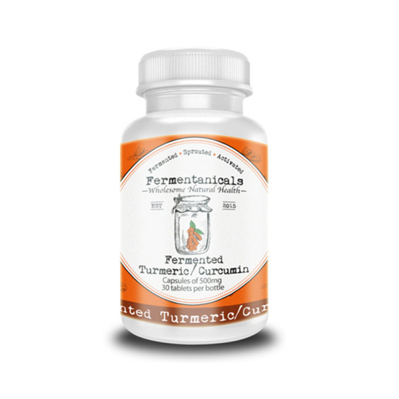 Fermented Turmeric/Curcumin (30 Tablets) by FERMENTANICALS