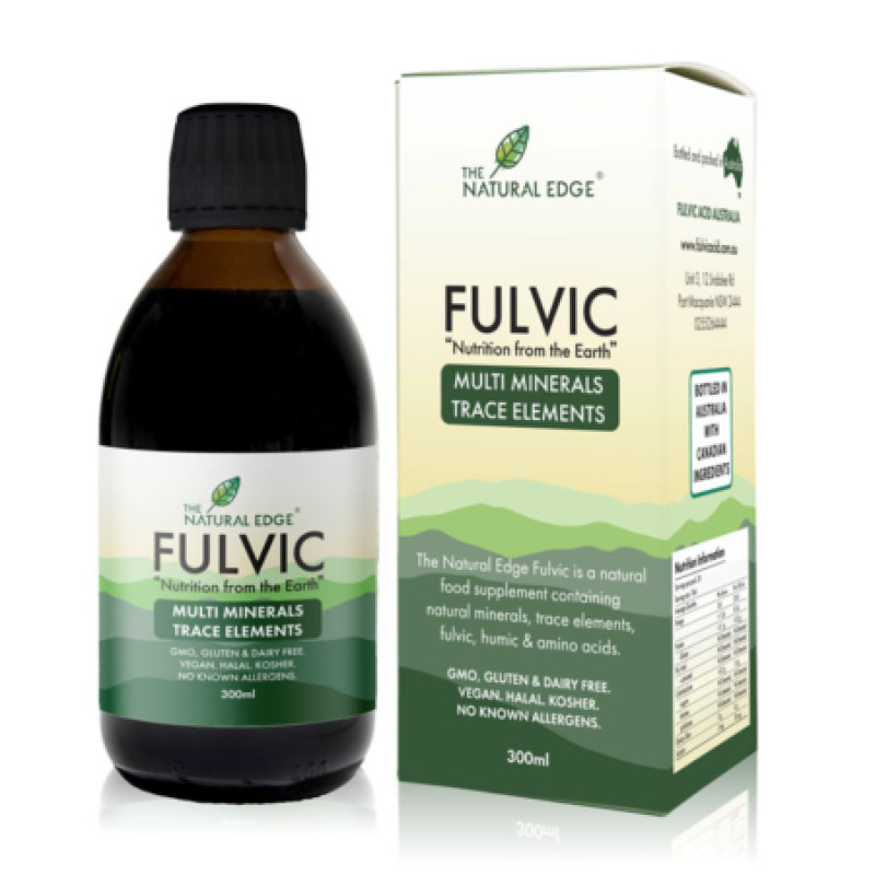 Fulvic Multi Minerals Trace Elements 300ml by THE NATURAL EDGE