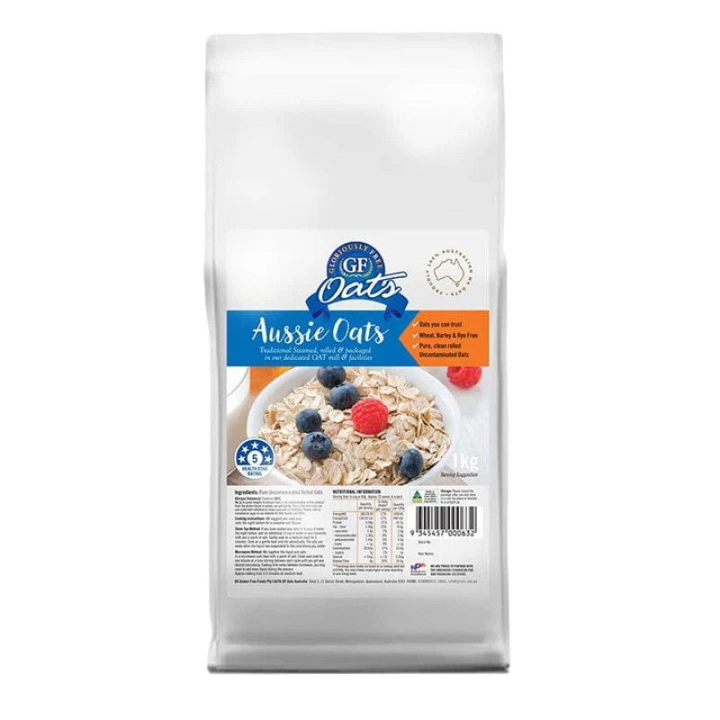 Uncontaminated Oats 1kg by GLORIOUSLY FREE OATS
