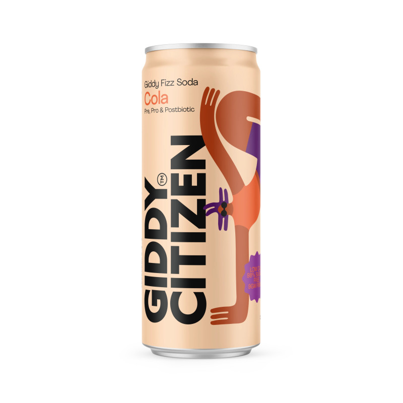 Giddy Fizz Soda Cola 330ml by GIDDY CITIZEN