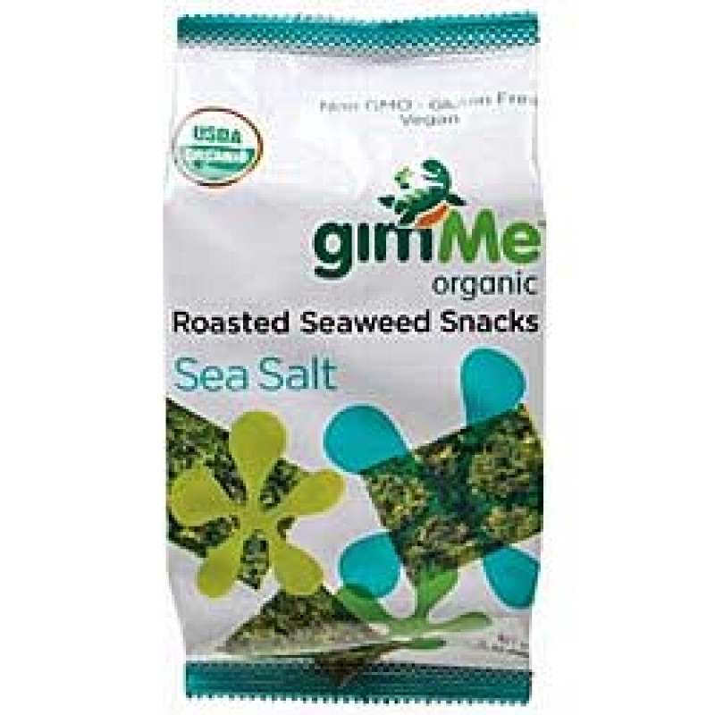 Roasted Seaweed Snacks Sea Salt 10g by GIMME
