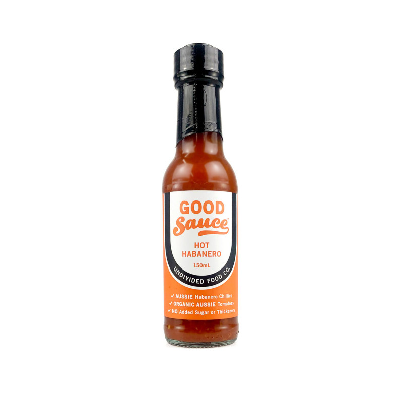 Good Sauce Hot Habanero 150ml by UNDIVIDED FOOD CO