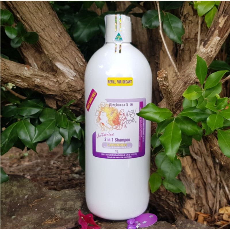 2 in 1 Shampoo Lavender 1L by GYPSY ROSE