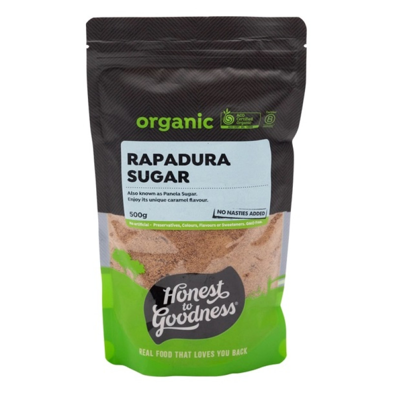 Organic Rapadura Sugar 500g by HONEST TO GOODNESS