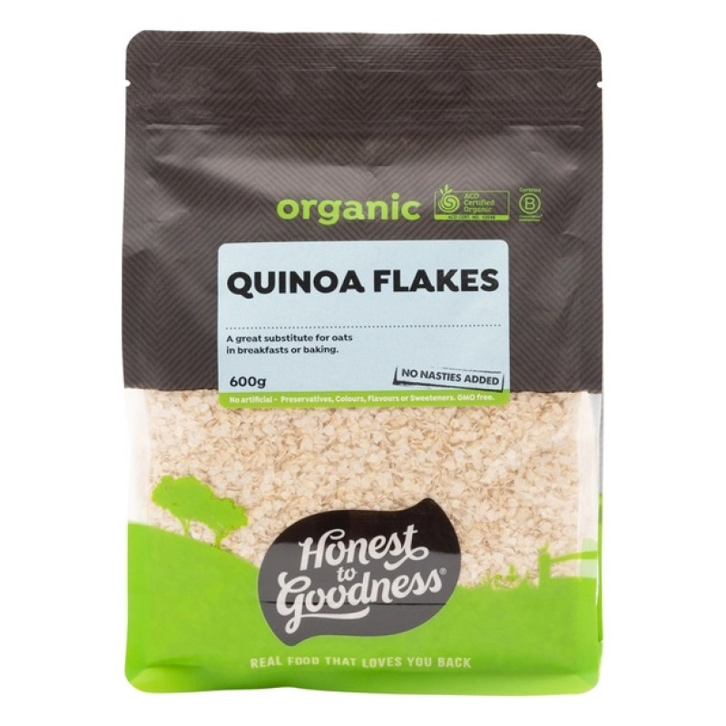 Organic Rolled Quinoa Flakes 600g by HONEST TO GOODNESS