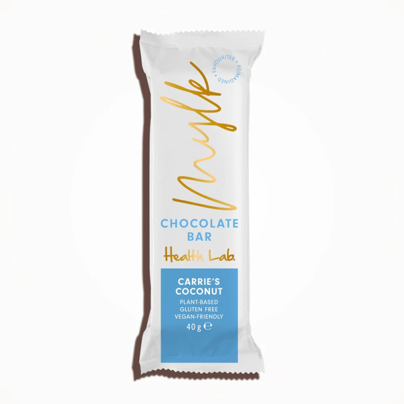 Carrie's Coconut Mylk Chocolate Bar 40g by HEALTH LAB