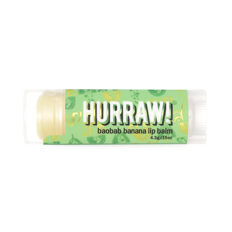 Banana with Baobab Lip Balm by HURRAW!