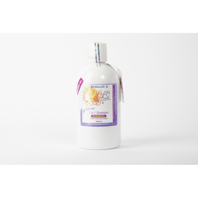 2 in 1 Shampoo Rosemary 500ml by GYPSY ROSE