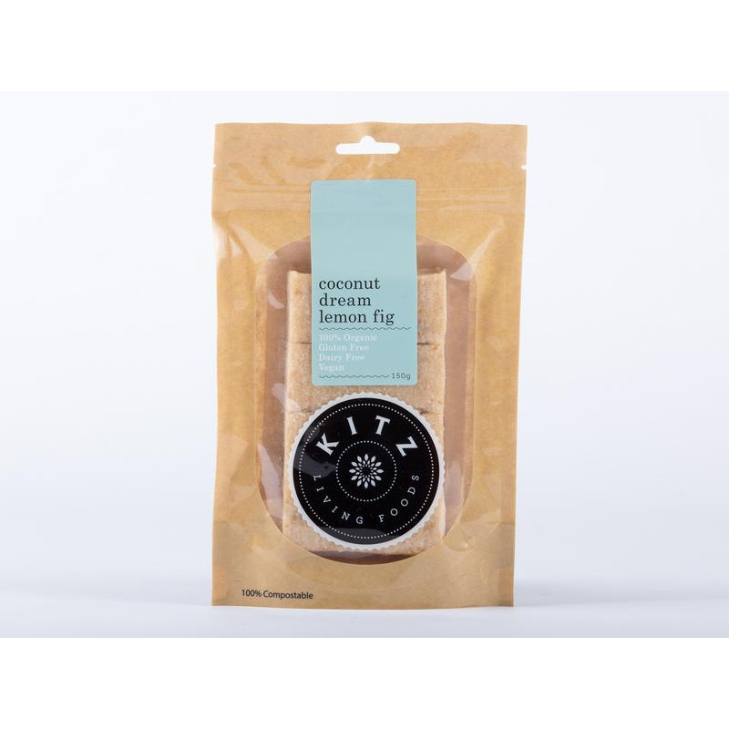 Coconut Dream Lemon Fig 150g by KITZ LIVING FOODS