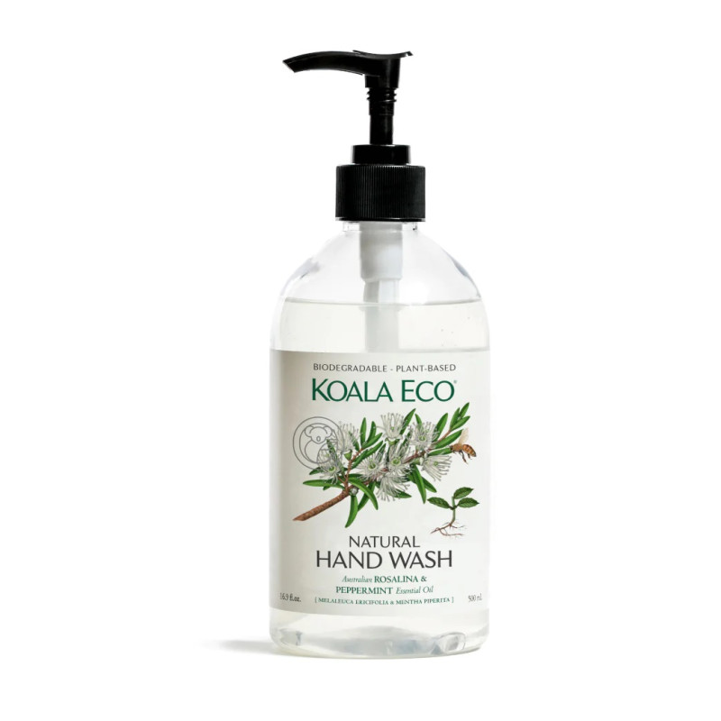 Natural Hand Wash Rosalina & Peppermint 500ml by KOALA ECO