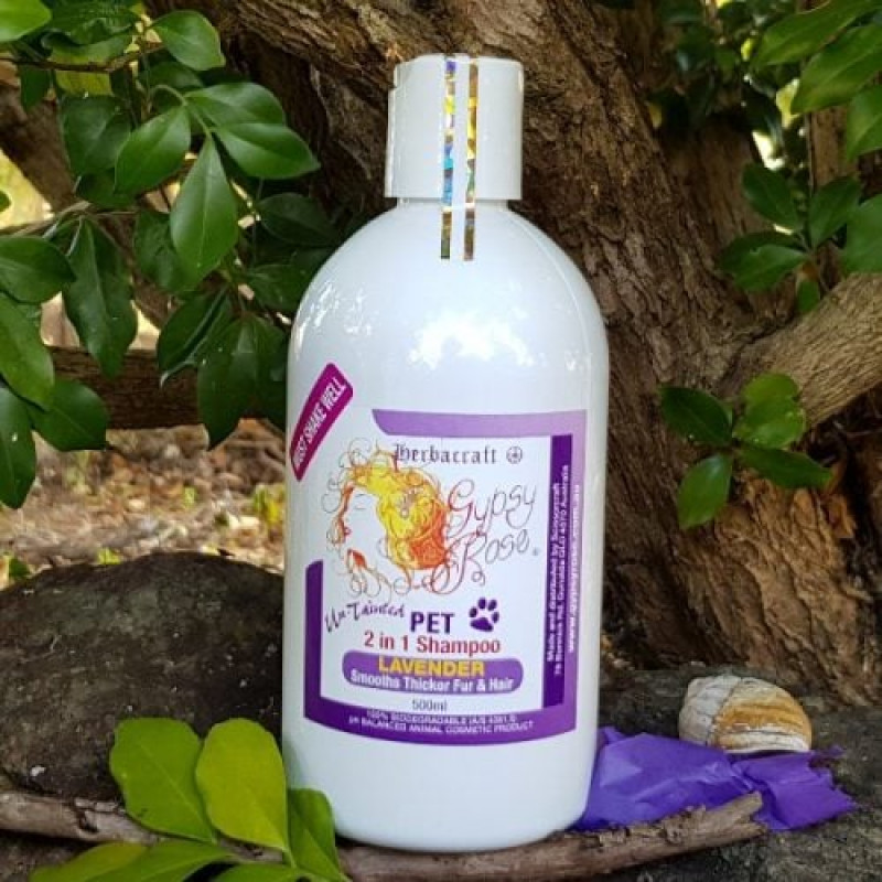 2 in 1 Pet Shampoo Lavender 500ml by GYPSY ROSE