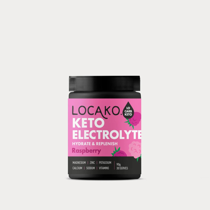 Keto Electrolytes Raspberry 90g by LOCAKO