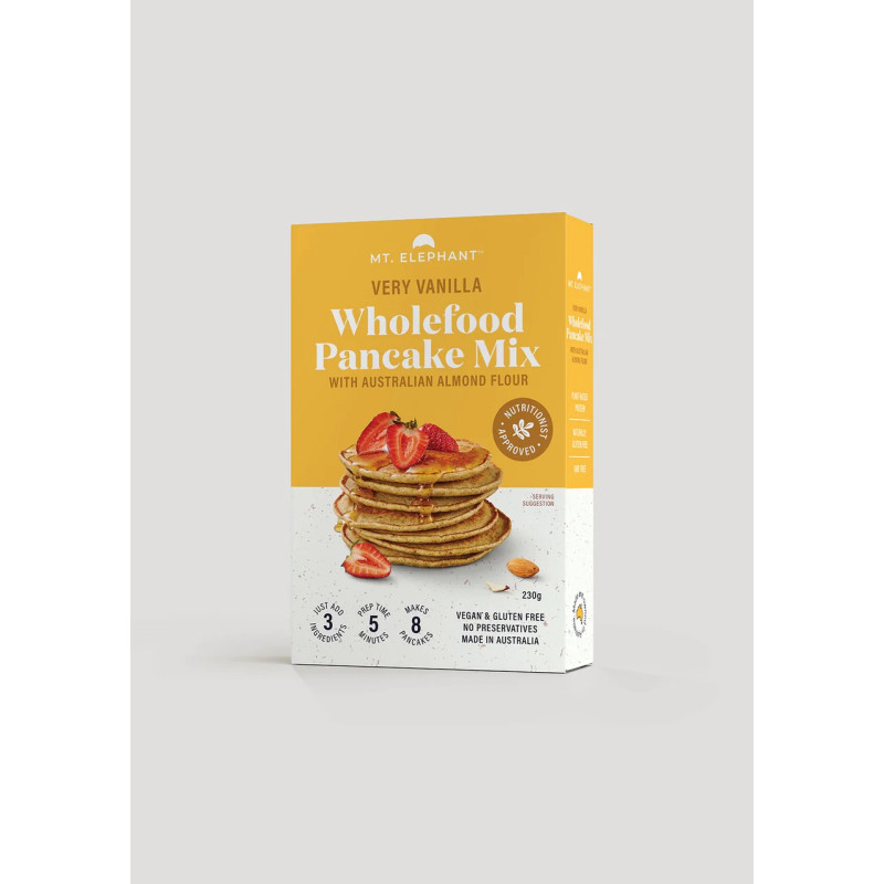 Very Vanilla Wholefood Pancake Mix 230g by MT. ELEPHANT