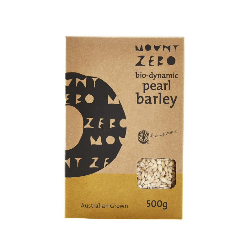 Biodynamic Pearl Barley 500g by MOUNT ZERO