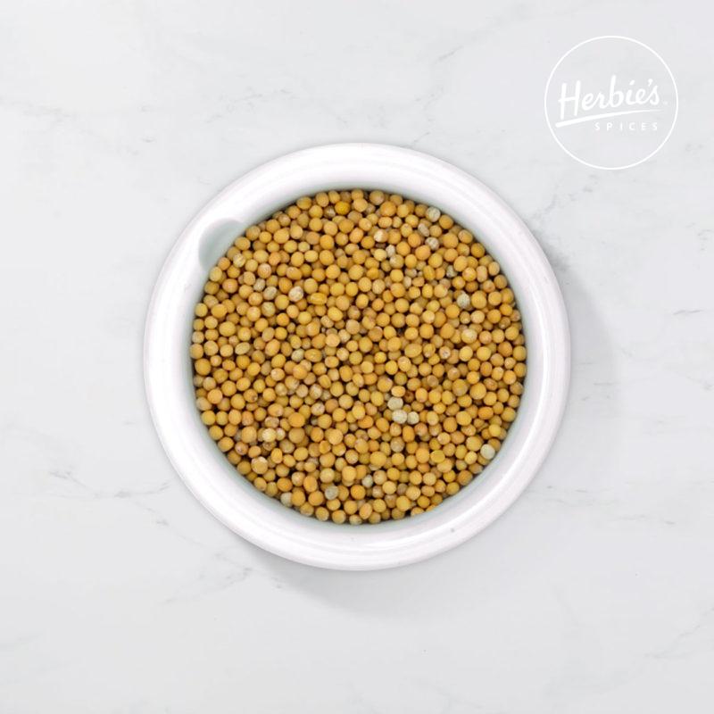 Yellow Mustard Seed Whole 75g by HERBIE'S SPICES