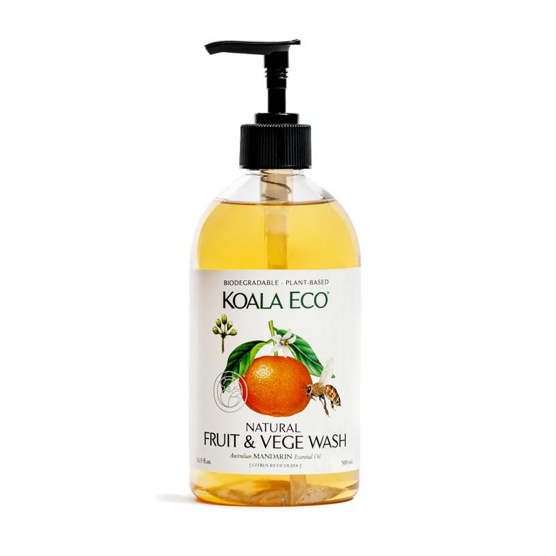 Fruit & Vege Wash Mandarin 500ml by KOALA ECO