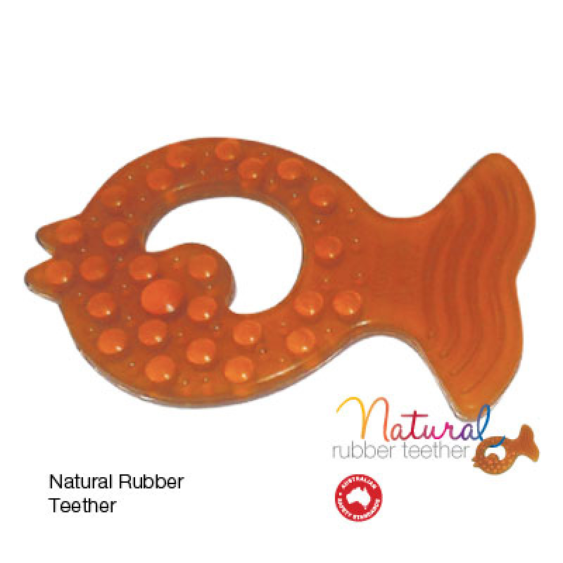 Rubber Teether by NATURAL RUBBER SOOTHERS